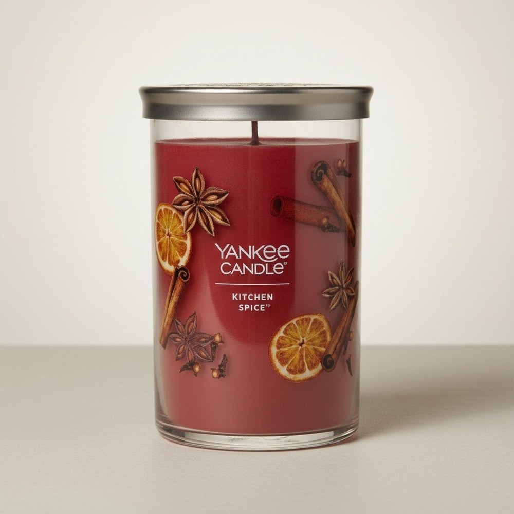 Yankee Candle Kitchen Spice Signature Large Tumbler -‎ 20 oz - 2-Wick - New